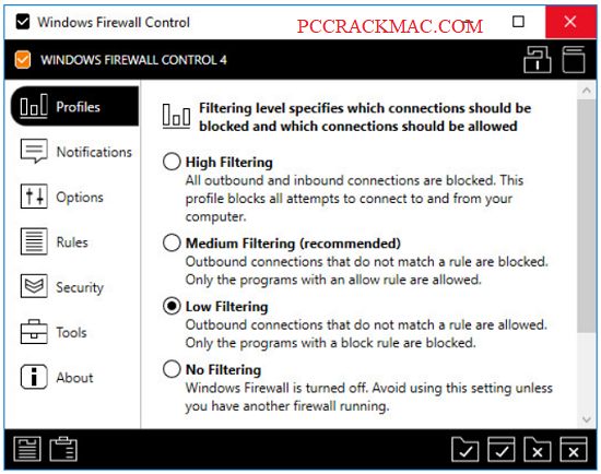 Controle do Firewall do Windows 2024 Rachadura