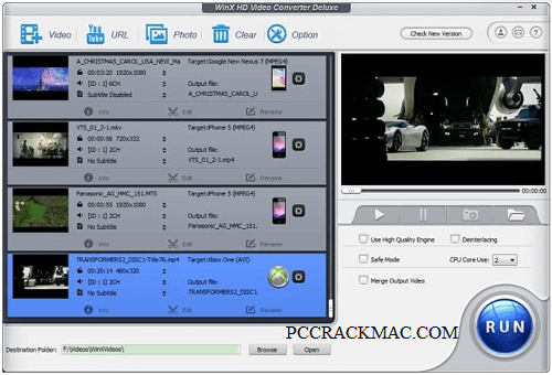 WinX HD Video Converter Crack Free Download