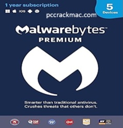 Malwarebytes interface showing real-time protection dashboard, scan options and threat detection controls.